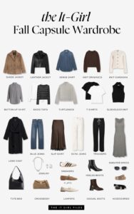 Effortless It Girl Fall Capsule Wardrobe