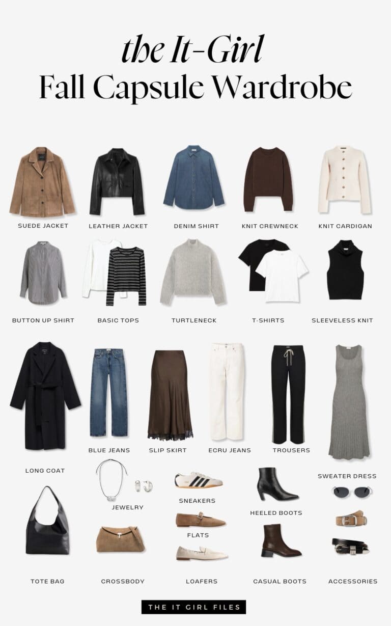 Effortless It Girl Fall Capsule Wardrobe